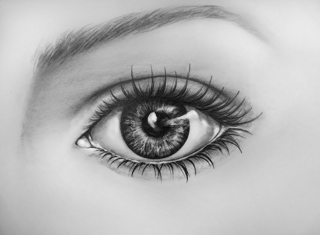 How To Draw An Eye, Time Lapse | Learn To Draw a Realistic Eye ...