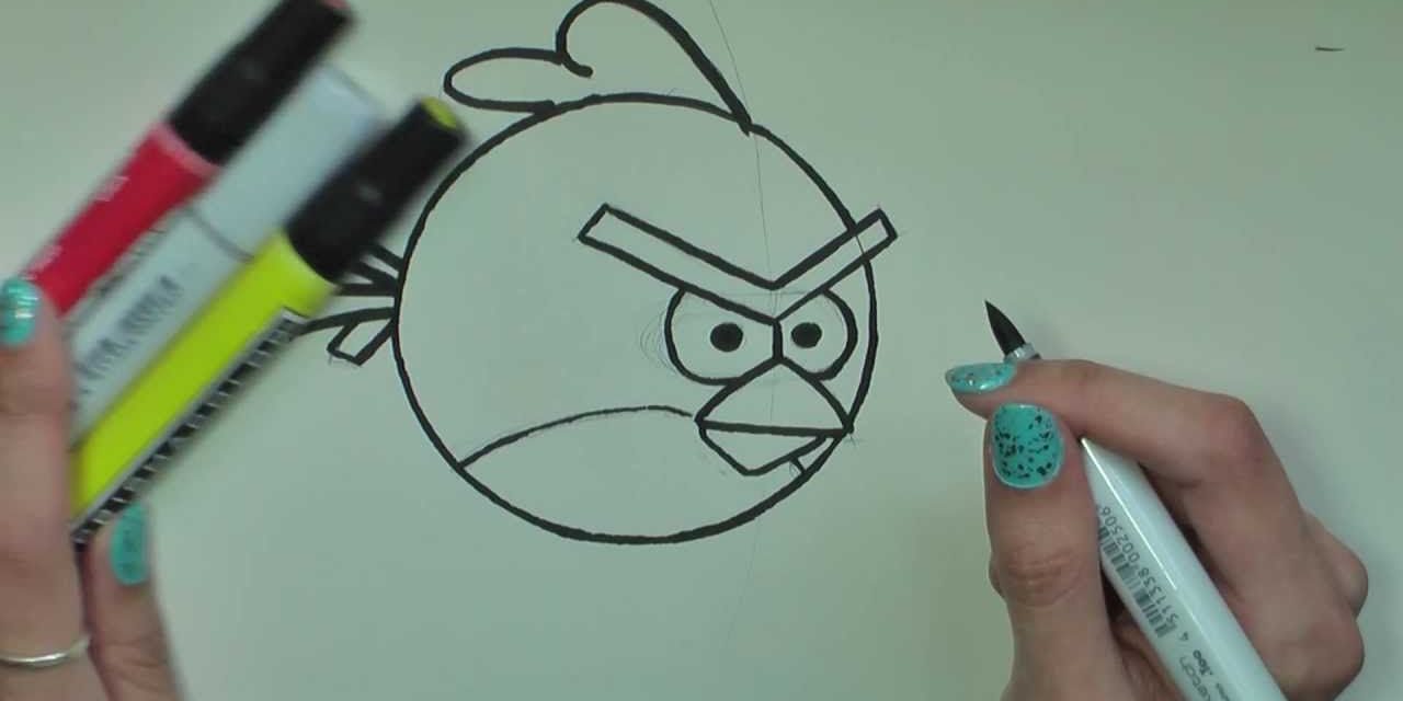 How to Draw Angry Birds for Kids - How to Draw Easy-saigonsouth.com.vn