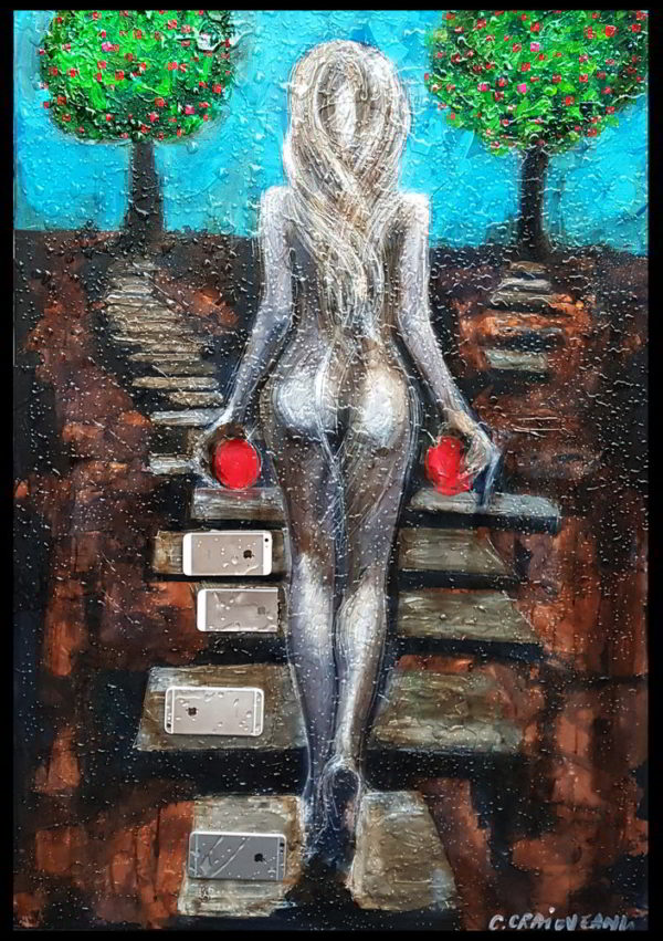Eve Apples & iPhones painting