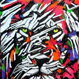 Lion Abstract Painting 2020