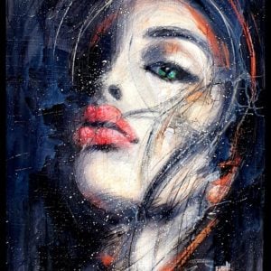 Eye Kiss U – Abstract Painting