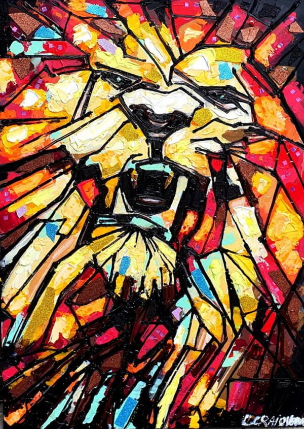 Lion Abstract Painting 2020