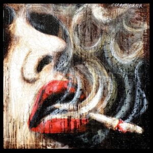 Eye Kiss U – Abstract Painting