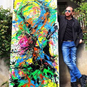 Serotonin 2020 Abstract Painting