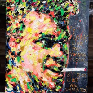 Fight Club (Brad Pitt) Oil Painting