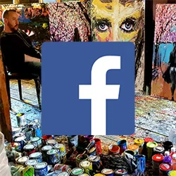 like our paintings on facebook banner